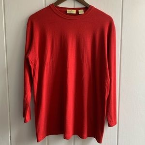 90s Vintage Tunic The Limited 🍂 Rusty Orange Red